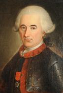 Photo 3 : OFFICIER DE CAVALERIE FRANÇAISE, VERS 1775-1785, HUILE SUR TOILE.