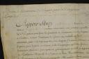 Photo 3 : Navy. WARRANT OF FRIGATE LIEUTENANT FOR MR. GUILLAUME FRANÇOIS PRUDHOMME, ship captain. Signed in Versailles on December 9, 1770. 18883-19