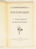 Photo 3 : HISTORIQUE du 3e régiment d'infanterie.  