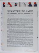 Photo 4 : L'ARMEE FRANCAISE Planche No 3 - INFANTERIE DE LIGNE ET FUSILIERS - L. Rousselot