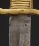 Photo 5 : INFANTRY TROUP SABER CALLED “LIGHTER”, modèle An XIII, dated January 1815, Restoration - Hundred Days Period. 27648