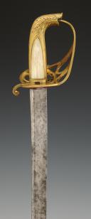 Photo 6 : SABRE D'OFFICIER DE LA MARINE DANOISE, Milieu XIXème siècle, vers 1840. 32656