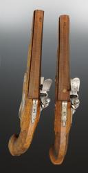 Photo 7 : PAIRE DE PISTOLETS DE CHEVAU-LÉGERS DE LA MAISON MILITAIRE DU ROI, 1814-1816, Restauration. 29985