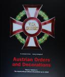 Photo 1 : AUSTRIAN ORDERS AND DECORATIONS, part 2, volumes 1 & 2, The Imperial-Royal Official Decorations up to 1918.