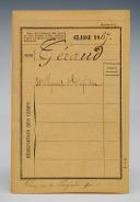MILITARY RECORD OF GÉRAUD LOUIS ERNEST HENRI, 31st territorial infantry regiment. 18900-3