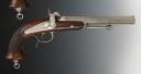 Photo 2 : PAIRE DE PISTOLETS D'OFFICIER, modèle 1833, second type, platine à la Pontcharra, Monarchie de Juillet. 29579R