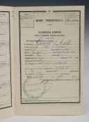 Photo 4 : MILITARY RECORD OF GÉRAUD LOUIS ERNEST HENRI, 31st territorial infantry regiment. 18900-3