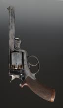 Photo 4 : ADAMS REVOLVER MODEL 1854 CALIBER 54 PRESENTED IN ITS CASE, Second half of the 19th century. 33597