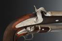 Photo 5 : PAIRE DE PISTOLETS D'OFFICIER, modèle 1833, second type, platine à la Pontcharra, Monarchie de Juillet. 29579R