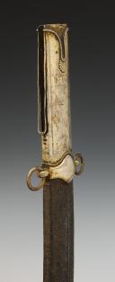 Photo 5 : FOURREAU DE SABRE ORIENTAL À GARNITURES EN VERMEIL, Premier tiers du XIXème siècle. 32794