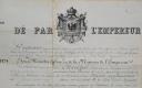 Photo 6 : ADDITIONAL PENSION CERTIFICATE FOR REASONS OF INJURIES AND VARIOUS DOCUMENTS REGARDING THE PENSION OF MR. JULES SÉVÈRE MARÉCHAL residing in Mont-de-Marsan (Landes), former soldier in the 27th Line Regiment, November 1, 1857. 18902-14