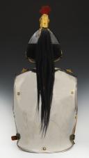 Photo 7 : HELMET AND BREATHER OF AN OFFICER OF CUIRASSIERS, model 1858, Second Empire. 27741