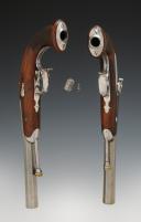 Photo 9 : PAIRE DE PISTOLETS D'OFFICIER, modèle 1833, second type, platine à la Pontcharra, Monarchie de Juillet. 29579R