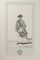 Nicolas Hoffmann, Tambour des Gardes de la Porte du Roi en grand uniforme, 1786.