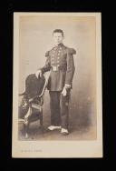 BUSINESS CARD PHOTO: INFANTRY SOLDIER OF THE 44TH INFANTRY REGIMENT, Third Republic. 27873-4