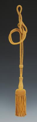 Photo 1 : STRAP FOR SABER OF GRAND DRESS OF JOBOR OFFICER, Second Empire - Third Republic. 26314-1