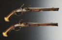 PAIRE DE PISTOLETS D'OFFICIER, Ancienne Monarchie. 28822
