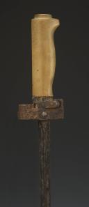 BAÏONNETTE POUR FUSIL LEBEL, modèle 1886 transformé par suppression du quillon, Troisième République. 32546