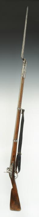 Photo 2 : FUSIL D'INFANTERIE, modèle 1777 corrigé An IX, transformé à percussion, Restauration.