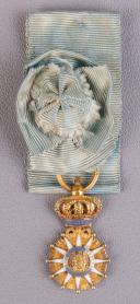 Photo 2 : 71 Étoile de chevalier de l’Ordre de la Réunion (demi taille). Royaume de Hollande. Premier Empire.