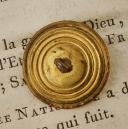 Photo 2 : BOUTON D'OFFICIER DES TROUPES À PIED DE LA GARDE IMPÉRIALE, Premier Empire. 20737-48