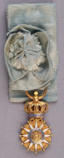 Photo 3 : 71 Étoile de chevalier de l’Ordre de la Réunion (demi taille). Royaume de Hollande. Premier Empire.