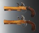 Photo 3 : PAIR OF FLINTLOCK OFFICER'S PISTOLS FROM THE BRITISH NAVY, Early 19th century. 29570R