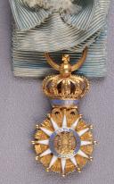 Photo 4 : 71 Étoile de chevalier de l’Ordre de la Réunion (demi taille). Royaume de Hollande. Premier Empire.