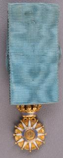 Photo 5 : 71 Étoile de chevalier de l’Ordre de la Réunion (demi taille). Royaume de Hollande. Premier Empire.