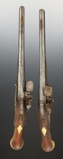 Photo 5 : PAIRE DE PISTOLETS D'OFFICIER, Ancienne Monarchie. 28822