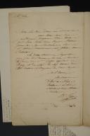 Photo 5 : 6ème Régiment de Hussards. LOT DE TROIS LETTRES (1811 et 1813) ADRESSÉES AU MINISTRE DE LA GUERRE pour manque d'hommes ou d'équipements. 18911-4