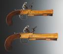 Photo 6 : PAIR OF FLINTLOCK OFFICER'S PISTOLS FROM THE BRITISH NAVY, Early 19th century. 29570R