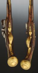 Photo 8 : PAIRE DE PISTOLETS D'OFFICIER, Ancienne Monarchie. 28822