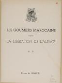 Photo 1 : CHANCEL - " Les Goumiers marocains dans la libération de l’Alsace " - dessins