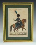 MARTINET : Troupes françaises, planche 223, officier du 7ème Régiment de Chasseurs à cheval, Premier Empire.
