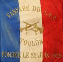 Photo 2 : FLAG OF THE LAS TOULON FANFARE, Third Republic. 26414