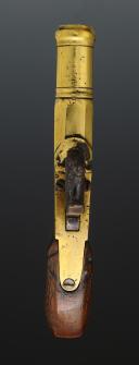 Photo 2 : ENGLISH NAVAL PERCUSSION PISTOL, First half of the 19th century. 29571R