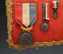 Photo 2 : SILVER 1st CLASS MEDAL OF HONOR AND ITS REDUCTIONS, 1860, Second Empire. 29626-3R