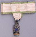 Photo 3 : 70 Miniature Insigne de chevalier de l’Ordre de la Couronne de Fer de remplacement. Royaume d’Italie. Restauration.