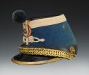 Photo 3 : Hussar shako, model 1874, Third Republic. Item number 27165.