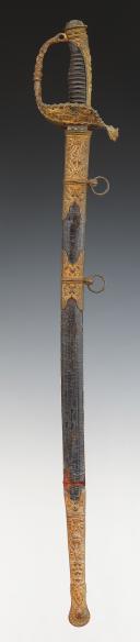 Photo 3 : NAVAL SENIOR OFFICER'S SABER, Third Republic. 30435