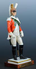 Photo 4 : FIGURINE EN PORCELAINE PAR VAN GERDINGE, TROMPETTE 6E REGIMENT DE DRAGONS 1807