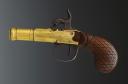 Photo 4 : ENGLISH NAVAL PERCUSSION PISTOL, First half of the 19th century. 29571R