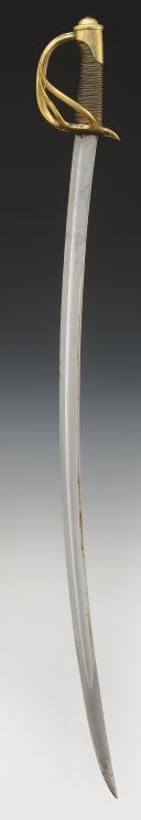 Photo 4 : LIGHT CAVALRY TROOP SABER, modified 1822 model Third Republic. 33204