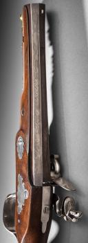 Photo 5 : Paire de pistolets à silex commandée par l’Empereur Napoléon Ier pour son usage personnel à l’arquebusier Lepage, Premier Empire, 1811-1814. COLLECTION PHILIPPE MISSILLIER, Étude Giquello, Drouot - salles 5-6, les 6 & 7 mars 2025