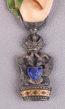 Photo 6 : 70 Miniature Insigne de chevalier de l’Ordre de la Couronne de Fer de remplacement. Royaume d’Italie. Restauration.