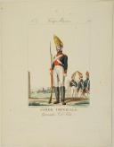 Photo 1 : GENTY : PLANCHE 2, GRENADIER  D'ÉLITE -  GARDE IMPÉRIALE RUSSE, 1815.