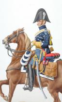 Photo 1 : 1819. Gendarmerie Royale des Départements. Brigadier.
