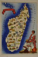 Photo 1 : Carte postale mise en couleurs représentant la région «D’ORAN».