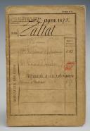 MILITARY RECORD OF VALTAT JACQUES ALEXANDRE ALFRED, 52nd Infantry Regiment, 30th Infantry Regiment, Infantry Regiment in Auxonne. 18900-6